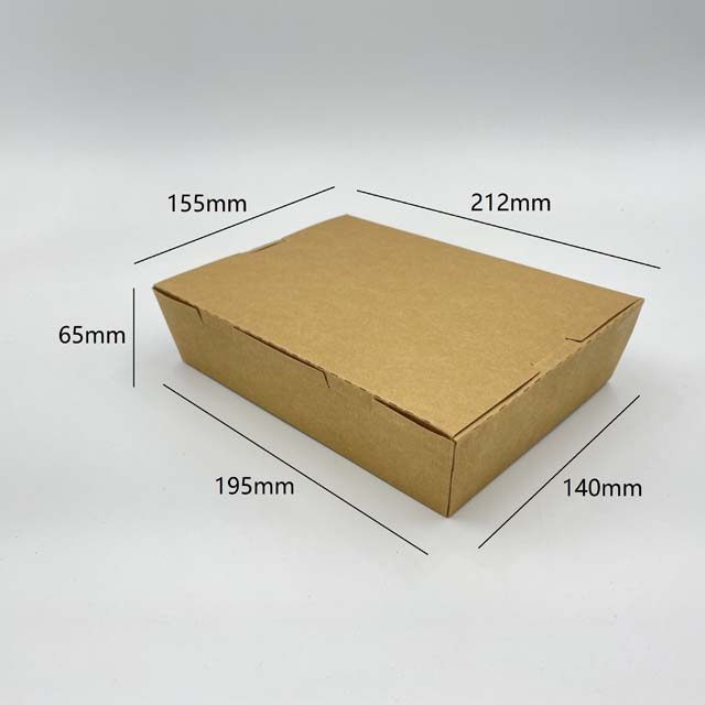 2100ml Takeaway Kraft Paper Box